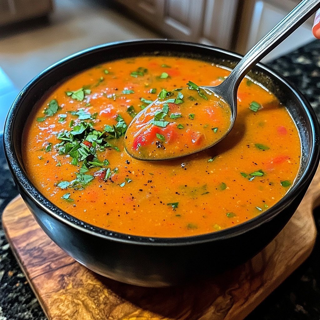 Tomatensuppe mit Chili