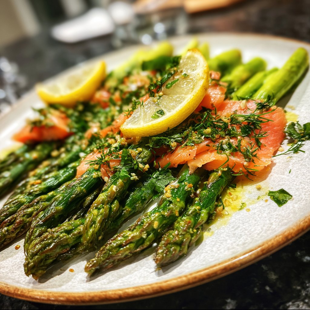 Grüner Spargel Mit Lachs