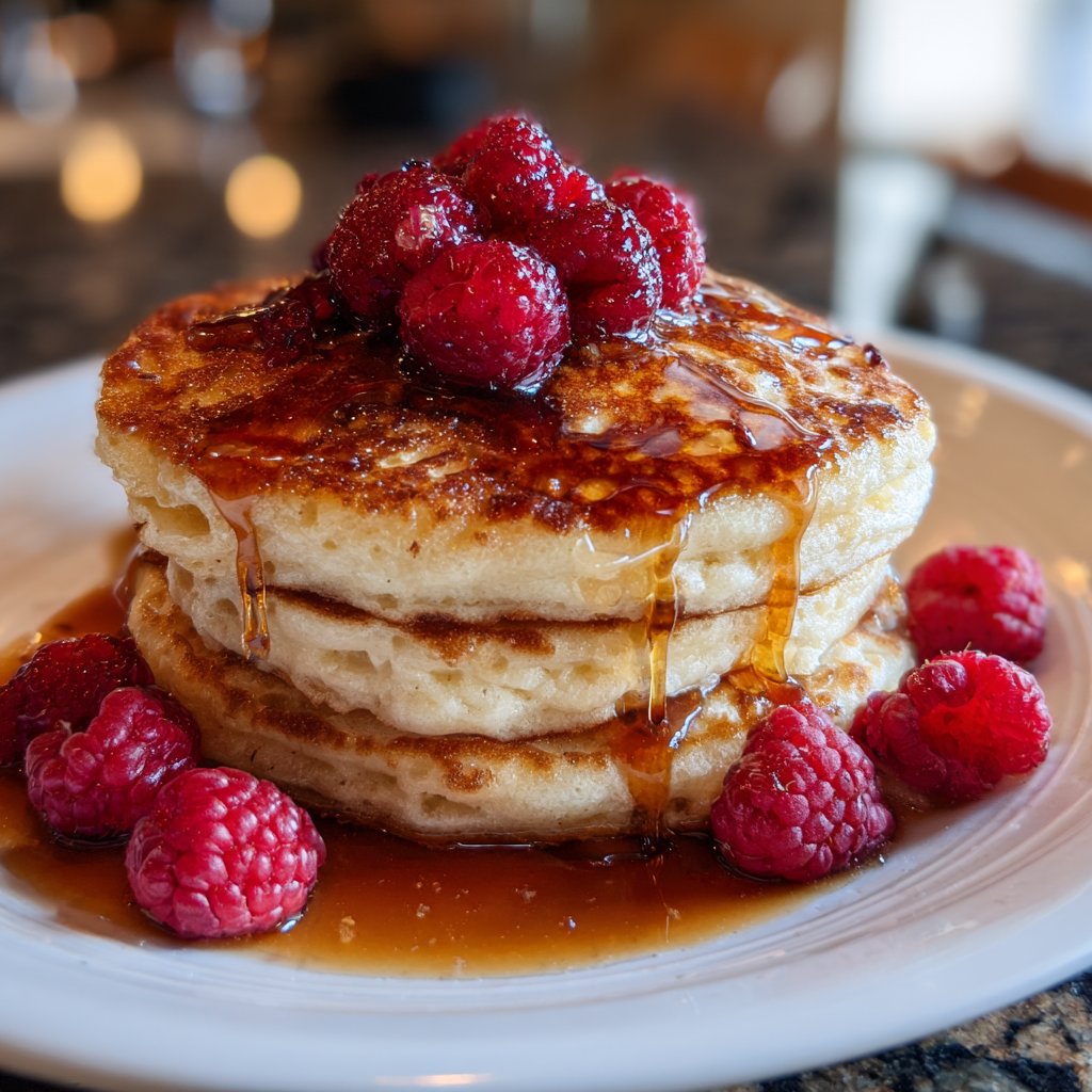 Valentinstag Frühstück mit Pfannkuchen