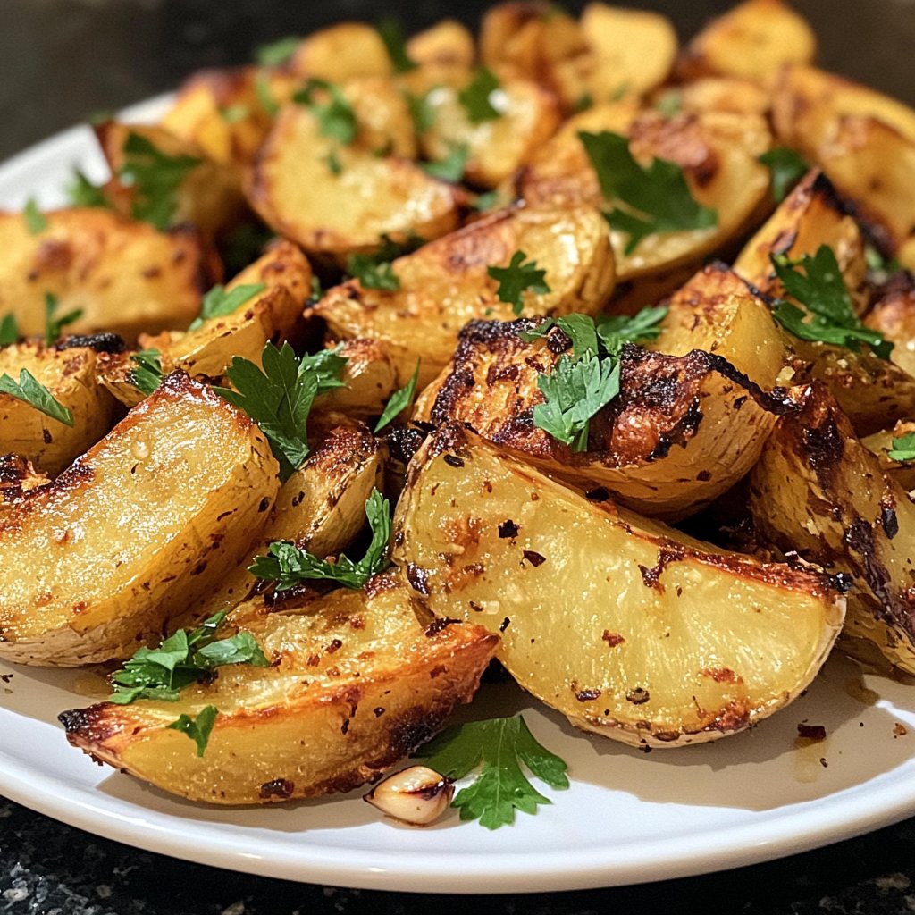 Ofenkartoffeln mit Knoblauch