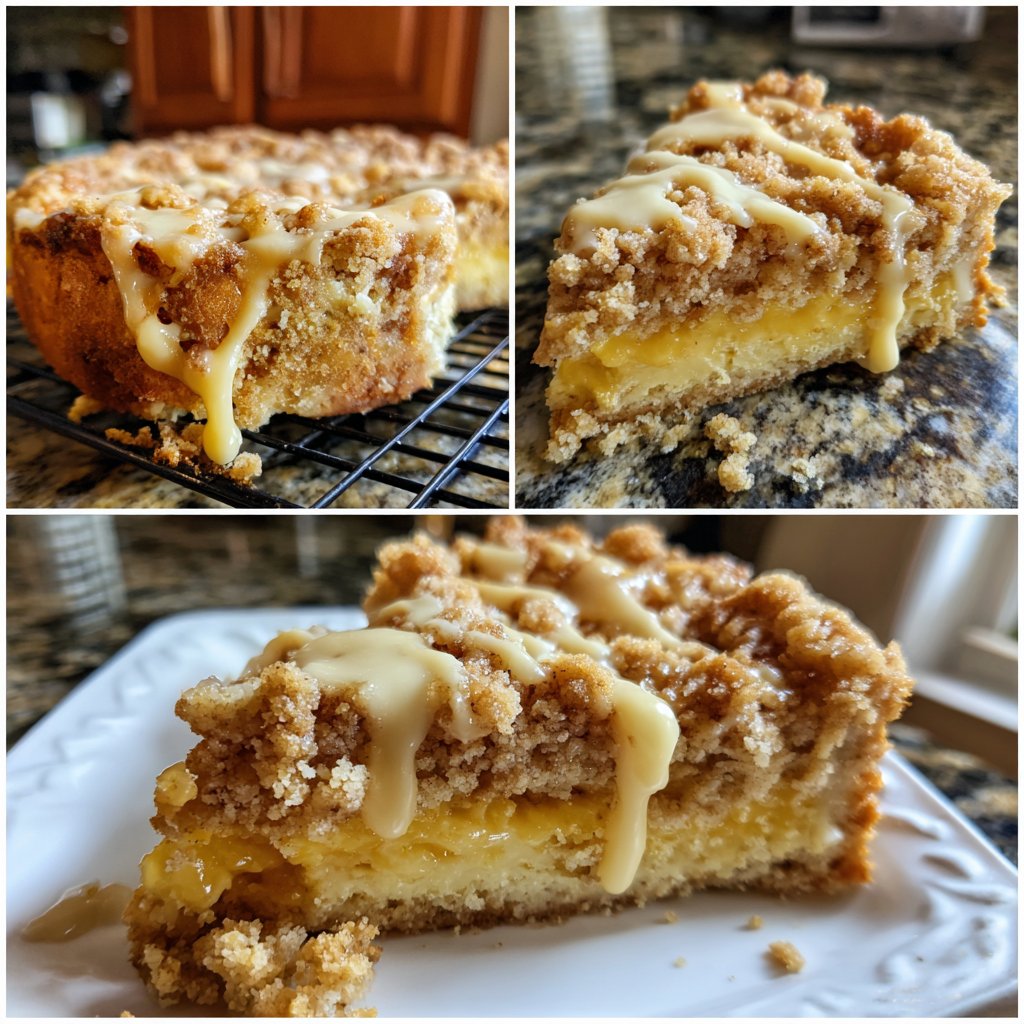 Streuselkuchen Mit Vanillepudding